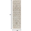 image:imageNourison Home Oushak Home Charcoal 9 x 12 Area Rug  Easy Clean Non Shedding Bed Room Living Room Dining Room Kitchen 9 x 12Grey