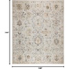 image:imageNourison Home Oushak Home Charcoal 9 x 12 Area Rug  Easy Clean Non Shedding Bed Room Living Room Dining Room Kitchen 9 x 12Grey