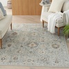image:imageNourison Home Oushak Home Charcoal 9 x 12 Area Rug  Easy Clean Non Shedding Bed Room Living Room Dining Room Kitchen 9 x 12Mint