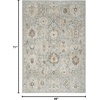 image:imageNourison Home Oushak Home Charcoal 9 x 12 Area Rug  Easy Clean Non Shedding Bed Room Living Room Dining Room Kitchen 9 x 12Mint