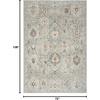 image:imageNourison Home Oushak Home Charcoal 9 x 12 Area Rug  Easy Clean Non Shedding Bed Room Living Room Dining Room Kitchen 9 x 12Mint