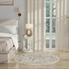 image:imageNourison Home Oushak Home Charcoal 9 x 12 Area Rug  Easy Clean Non Shedding Bed Room Living Room Dining Room Kitchen 9 x 12Mint