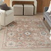 image:imageNourison Home Oushak Home Charcoal 9 x 12 Area Rug  Easy Clean Non Shedding Bed Room Living Room Dining Room Kitchen 9 x 12Rust