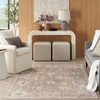 image:imageNourison Home Oushak Home Charcoal 9 x 12 Area Rug  Easy Clean Non Shedding Bed Room Living Room Dining Room Kitchen 9 x 12Rust