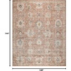 image:imageNourison Home Oushak Home Charcoal 9 x 12 Area Rug  Easy Clean Non Shedding Bed Room Living Room Dining Room Kitchen 9 x 12Rust