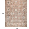 image:imageNourison Home Oushak Home Charcoal 9 x 12 Area Rug  Easy Clean Non Shedding Bed Room Living Room Dining Room Kitchen 9 x 12Rust