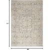 image:imageNourison Home Oushak Home Light Grey 6 x 9 Area Rug  Easy Clean Non Shedding Bed Room Living Room Dining Room Kitchen 6 x 9Light Grey