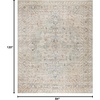 image:imageNourison Home Oushak Home Light Grey 6 x 9 Area Rug  Easy Clean Non Shedding Bed Room Living Room Dining Room Kitchen 6 x 9Light Grey