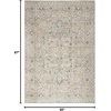 image:imageNourison Home Oushak Home Light Grey 6 x 9 Area Rug  Easy Clean Non Shedding Bed Room Living Room Dining Room Kitchen 6 x 9Light Grey