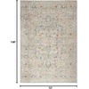 image:imageNourison Home Oushak Home Light Grey 6 x 9 Area Rug  Easy Clean Non Shedding Bed Room Living Room Dining Room Kitchen 6 x 9Light Grey