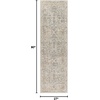 image:imageNourison Home Oushak Home Light Grey 6 x 9 Area Rug  Easy Clean Non Shedding Bed Room Living Room Dining Room Kitchen 6 x 9Light Grey