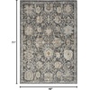 image:imageNourison Home Oushak Home Mint 6 x 9 Area Rug  Easy Clean Non Shedding Bed Room Living Room Dining Room Kitchen 6 x 9Charcoal
