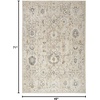 image:imageNourison Home Oushak Home Mint 6 x 9 Area Rug  Easy Clean Non Shedding Bed Room Living Room Dining Room Kitchen 6 x 9Cream
