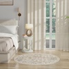 image:imageNourison Home Oushak Home Mint 6 x 9 Area Rug  Easy Clean Non Shedding Bed Room Living Room Dining Room Kitchen 6 x 9Cream