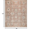 image:imageNourison Home Oushak Home Mint 6 x 9 Area Rug  Easy Clean Non Shedding Bed Room Living Room Dining Room Kitchen 6 x 9Rust