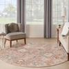 image:imageNourison Home Oushak Home Mint 6 x 9 Area Rug  Easy Clean Non Shedding Bed Room Living Room Dining Room Kitchen 6 x 9Rust