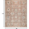 image:imageNourison Home Oushak Home Mint 6 x 9 Area Rug  Easy Clean Non Shedding Bed Room Living Room Dining Room Kitchen 6 x 9Rust
