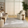 image:imageNourison Home Outlines Charcoal Ivory 6 x 9 Area Rug  Easy Cleaning Non Shedding Bed Room Living Room Dining Room Kitchen 6 x 9Charcoal Ivory