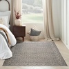 image:imageNourison Home Outlines Charcoal Ivory 6 x 9 Area Rug  Easy Cleaning Non Shedding Bed Room Living Room Dining Room Kitchen 6 x 9Charcoal Ivory
