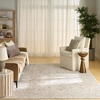 image:imageNourison Home Outlines Ivory Grey 53 x 73 Area Rug  Easy Clean Non Shedding Bed Room Living Room Dining Room Kitchen 5 x 7Ivory Grey