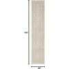 image:imageNourison Home Outlines Ivory Grey 53 x 73 Area Rug  Easy Clean Non Shedding Bed Room Living Room Dining Room Kitchen 5 x 7Ivory Grey