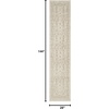 image:imageNourison Home Outlines Ivory Grey 53 x 73 Area Rug  Easy Clean Non Shedding Bed Room Living Room Dining Room Kitchen 5 x 7Ivory Grey