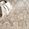 image:imageNourison Home Outlines Ivory Mocha 6 x 9 Area Rug  Easy Clean Non Shedding Bed Room Living Room Dining Room Kitchen 6 x 9Ivory Mocha