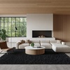 image:imageNourison Home Pacific Shag Black 53 x 73 Area Rug  Easy Clean Non Shedding Bed Room Living Room Dining Room Kitchen 5 x 7