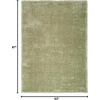 image:imageNourison Home Pacific Shag Navy 53 x 73 Area Rug  Easy Clean Non Shedding Bed Room Living Room Dining Room Kitchen 5 x 7Green