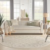 image:imageNourison Home Palamos Cream 6 x 9 Area Rug  Easy Clean Non Shedding Bed Room Living Room Dining Room Kitchen 6 x 9Cream
