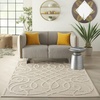 image:imageNourison Home Palamos Cream 6 x 9 Area Rug  Easy Clean Non Shedding Bed Room Living Room Dining Room Kitchen 6 x 9Cream