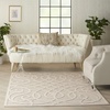 image:imageNourison Home Palamos Cream 6 x 9 Area Rug  Easy Clean Non Shedding Bed Room Living Room Dining Room Kitchen 6 x 9Cream