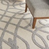 image:imageNourison Home Palamos Cream 6 x 9 Area Rug  Easy Clean Non Shedding Bed Room Living Room Dining Room Kitchen 6 x 9Cream Grey
