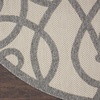image:imageNourison Home Palamos Cream 6 x 9 Area Rug  Easy Clean Non Shedding Bed Room Living Room Dining Room Kitchen 6 x 9Cream Grey