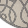 image:imageNourison Home Palamos Cream 6 x 9 Area Rug  Easy Clean Non Shedding Bed Room Living Room Dining Room Kitchen 6 x 9Cream Grey