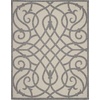 image:imageNourison Home Palamos Cream 6 x 9 Area Rug  Easy Clean Non Shedding Bed Room Living Room Dining Room Kitchen 6 x 9Cream Grey