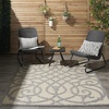 image:imageNourison Home Palamos Cream 6 x 9 Area Rug  Easy Clean Non Shedding Bed Room Living Room Dining Room Kitchen 6 x 9Cream Grey