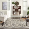 image:imageNourison Home Palamos Cream 6 x 9 Area Rug  Easy Clean Non Shedding Bed Room Living Room Dining Room Kitchen 6 x 9Cream Grey