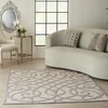 image:imageNourison Home Palamos Cream 6 x 9 Area Rug  Easy Clean Non Shedding Bed Room Living Room Dining Room Kitchen 6 x 9Cream Grey