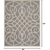 image:imageNourison Home Palamos Cream 6 x 9 Area Rug  Easy Clean Non Shedding Bed Room Living Room Dining Room Kitchen 6 x 9Grey