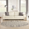 image:imageNourison Home Palamos Cream 6 x 9 Area Rug  Easy Clean Non Shedding Bed Room Living Room Dining Room Kitchen 6 x 9Grey