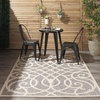 image:imageNourison Home Palamos Cream 6 x 9 Area Rug  Easy Clean Non Shedding Bed Room Living Room Dining Room Kitchen 6 x 9Grey