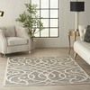 image:imageNourison Home Palamos Cream 6 x 9 Area Rug  Easy Clean Non Shedding Bed Room Living Room Dining Room Kitchen 6 x 9Grey