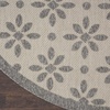 image:imageNourison Home Palamos Cream 8 x Round Area Rug  Easy Clean Non Shedding Bed Room Living Room Dining Room Kitchen 8 x Round Cream