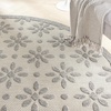 image:imageNourison Home Palamos Cream 8 x Round Area Rug  Easy Clean Non Shedding Bed Room Living Room Dining Room Kitchen 8 x Round Cream