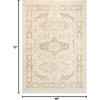 image:imageNourison Home Pardis Ivory Beige 53 x 7 Area Rug  Easy Clean Non Shedding Bed Room Living Room Dining Room Kitchen 5 x 7Ivory Beige
