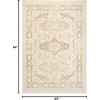 image:imageNourison Home Pardis Ivory Beige 53 x 7 Area Rug  Easy Clean Non Shedding Bed Room Living Room Dining Room Kitchen 5 x 7Ivory Beige