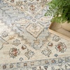 image:imageNourison Home Pardis Ivory Taupe 4 x 6 Area Rug  Easy Clean Non Shedding Bed Room Living Room Dining Room Kitchen 4 x 6Blue Taupe