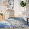 image:imageNourison Home Passion Blue Multicolor 53 x 73 Area Rug  Easy Clean Non Shedding Bed Room Living Room Dining Room Kitchen 5 x 7Blue Multicolor