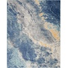 image:imageNourison Home Passion Blue Multicolor 53 x 73 Area Rug  Easy Clean Non Shedding Bed Room Living Room Dining Room Kitchen 5 x 7Blue Multicolor